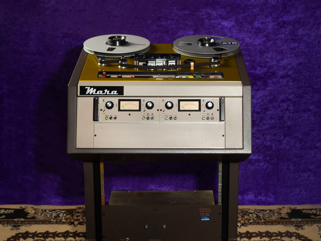 mara machines, half inch, two track, analog tape machine, mci, jh110, tape machine, analog recording